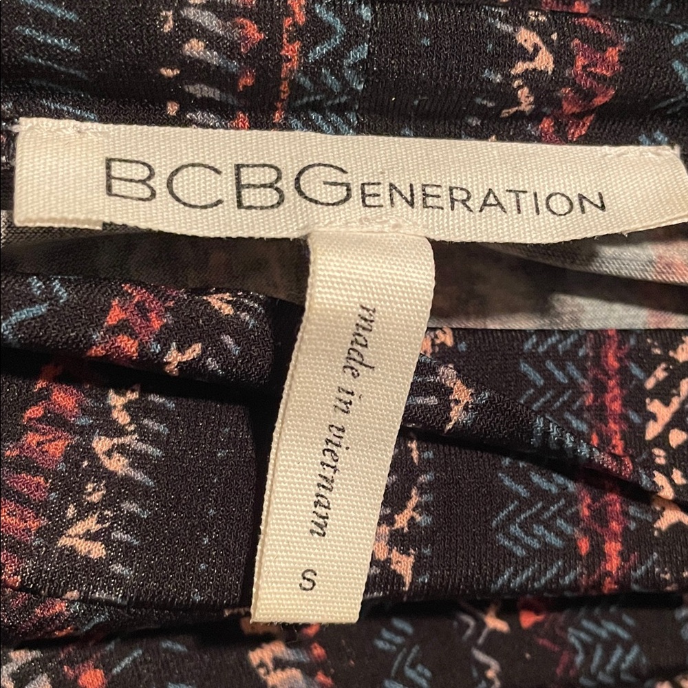 Bcbgeneration Multicolor Striped Long Sleeve Dress - image 2